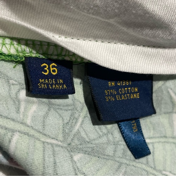 Polo Golf Ralph Lauren men’s tropical jaguar green Bermuda preppy short size 36 - Picture 8 of 11